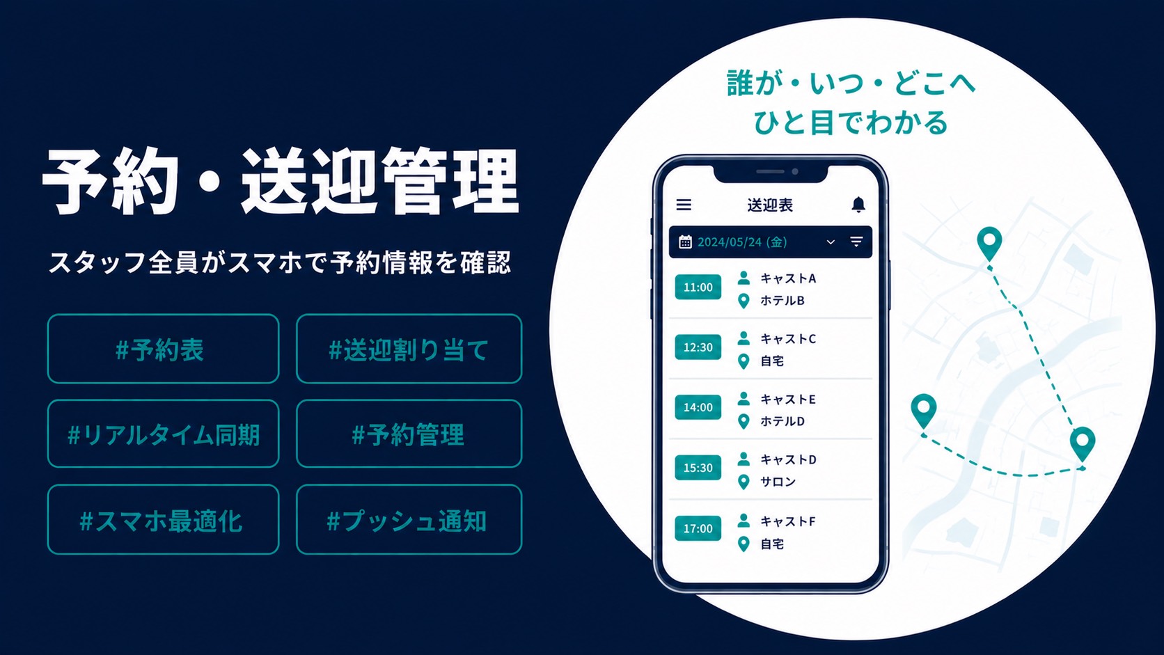 fugulink 予約・送迎管理