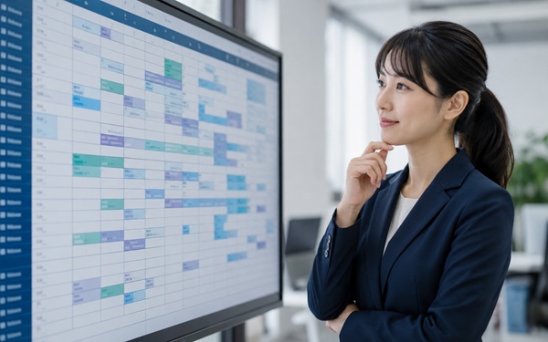予約表に遠方送迎・休憩も表示され、ミスが減った